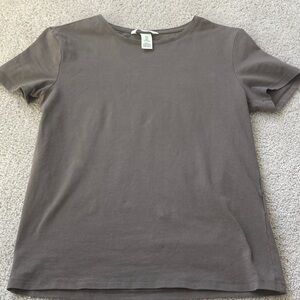 H&M Brown Short Sleeve Tee